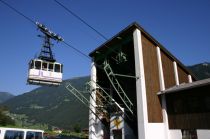 Die alte Ahornbahn in Mayrhofen. Komplett andere Trasse als heute. • © skiwelt.de / christian schön