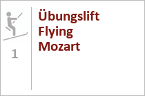 Die ehemalige Gondelbahn Flying Mozart I in Wagrain. Mittlerweile ersetzt durch einen Neubau. • © skiwelt.de / christian schön