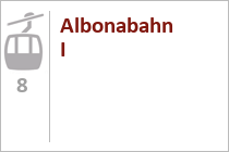 Die neue Albonabahn II  Verbindet die Albona mit dem Rest des Skigebiets. Talstation ist an der Alpe Rauz. • © Doppelmayr.com