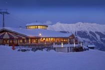 Das Familienrestaurant Sonnenburg im Skigebiet Serfaus-Fiss-Ladis. • © Fisser Bergbahnen GmbH, www.foto-mueller.com