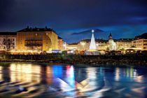 Der Christkindlmarkt am Marktplatz ist einer der sechs großen Weihnachtsmärkten in Innsbruck. • © Innsbruck Tourismus / Danijel Jovanovic