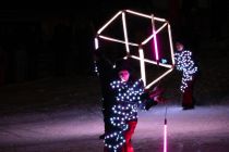 Ein Werk aus Ski, Feuer und LED. Die Night Ski Show in Galtür ist stets sehenswert. • © TVB Paznaun - Ischgl