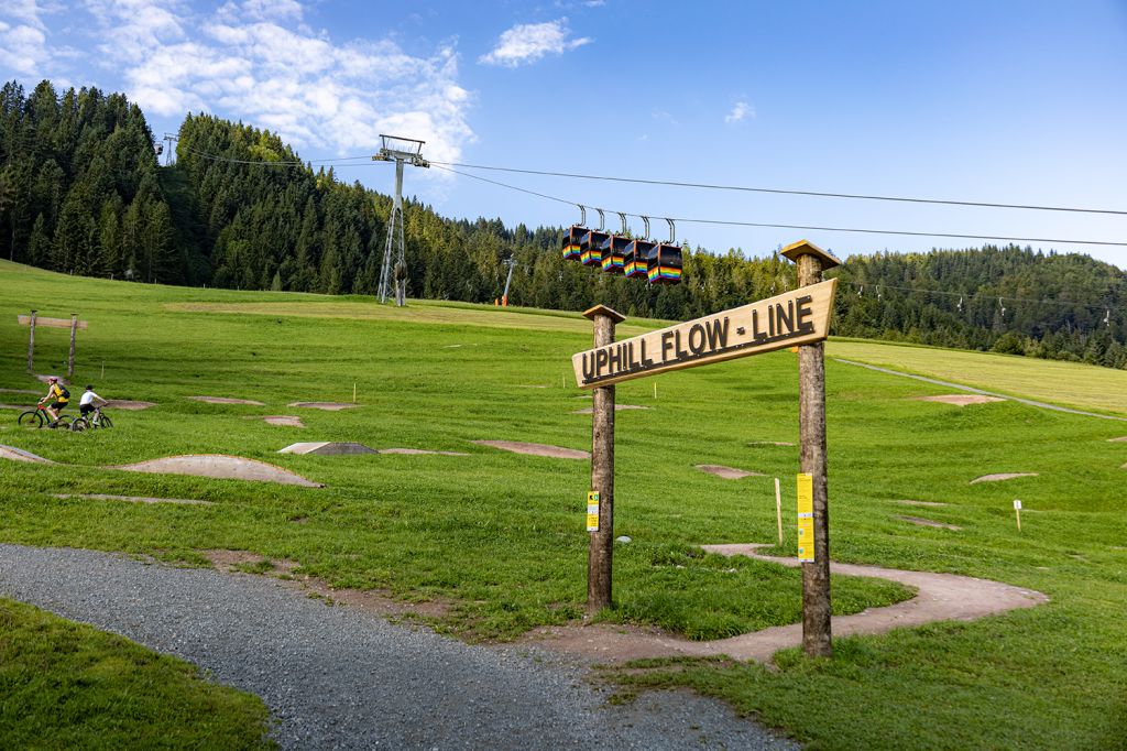 Easy Park Obingleiten - An der Talstation der Streubödenbahn liegt der Easy Park Oblingleiten. Zwei Lines stehen Dir zur Verfügung. - © alpintreff.de - Silke Schön