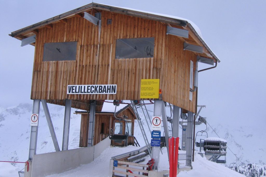 Alte Velilleckbahn - Ischgl im Paznauntal - Die 2er Sesselbahn Vellilleckbahn F1 ist im Sommer 2019 abgerissen worden. - © Archiv TVB Paznaun-Ischgl