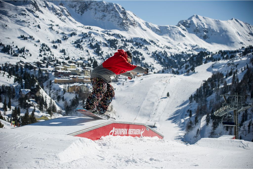 Snowpark The Spot - Skigebiet Obertauern - Der Snowpark The Spot liegt im Skigebiet Obertauern im Salzburger Land.  - © Tourismusverband Obertauern