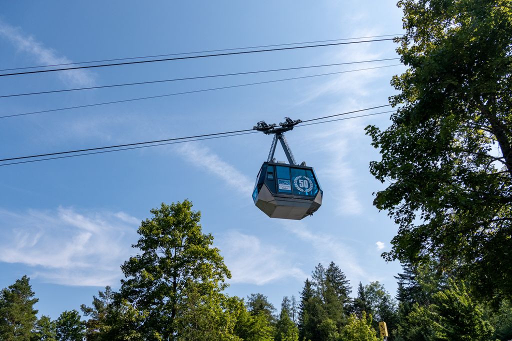 Karwendelbahn Mittenwald - Leider hatten wir an dem Tag keine Zeit, hinaufzufahren. - © alpintreff.de / christian Schön