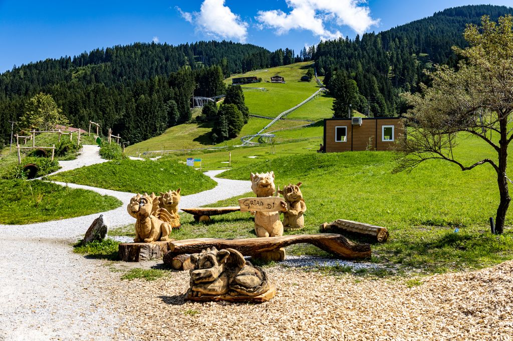Drachental in Oberau in der Wildschönau - Das Drachental in der Wildschönau bereichert seit 2021 das Freizeitangeboet für Familien in der Wildschönau in Tirol. - © alpintreff.de - Silke Schön Drachental in Oberau in der Wildschönau - Das Drachental in der Wildschönau bereichert seit 2021 das Freizeitangeboet für Familien in der Wildschönau in Tirol. - © alpintreff.de - Silke Schön