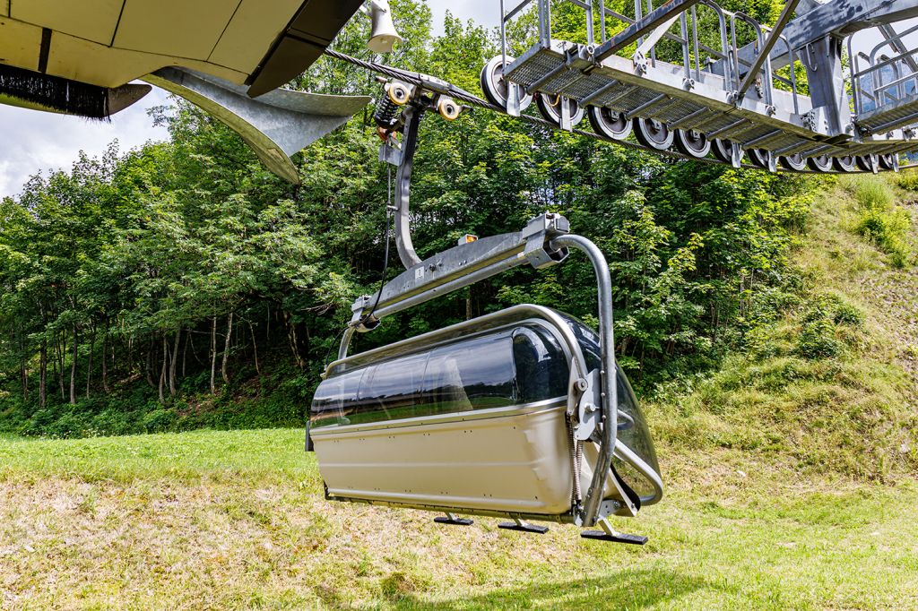 Streckenlänge Loser-Jet Altaussee - Die Streckenlänge des Loser-Jet beträgt 1.800 Meter. Während der ungefähr 6-minütigen Fahrt überwindest Du 510 Höhenmeter. - © alpintreff.de - Christian Schön