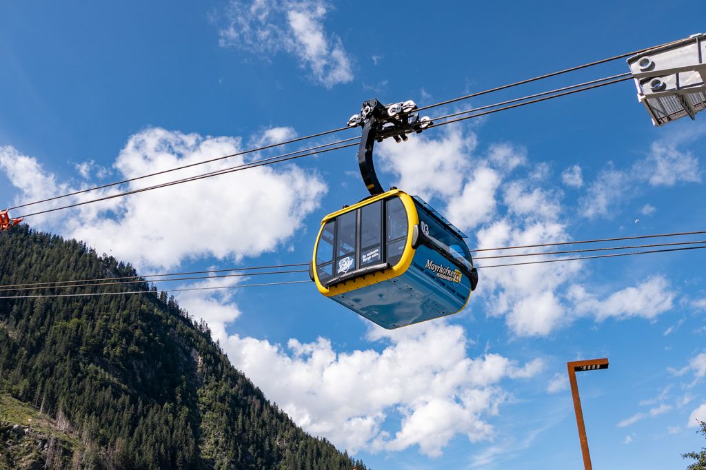 3S Penkenbahn in Mayrhofen - Die Penkenbahn ist nunmehr wieder die leistungsstärkste Zubringerbahn zum Actionberg der Mayrhofener. - © alpintreff.de / christian Schön