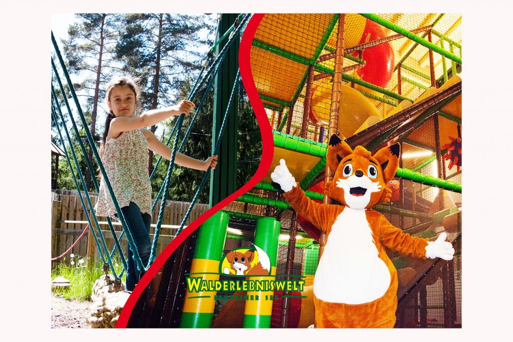Kinderspaß - Für Kinder gibt es Spiel-Attraktionen, soweit das Auge reicht. - © Walderlebniswelt Klopeiner See Kinderspaß - Für Kinder gibt es Spiel-Attraktionen, soweit das Auge reicht. - © Walderlebniswelt Klopeiner See