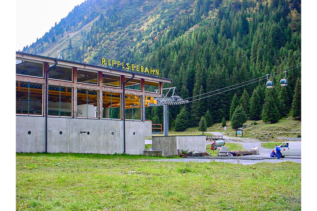 Rifflseebahn 2003 - Archivfoto der Rifflseebahn von 2003. - © alpintreff.de - Christian Schön