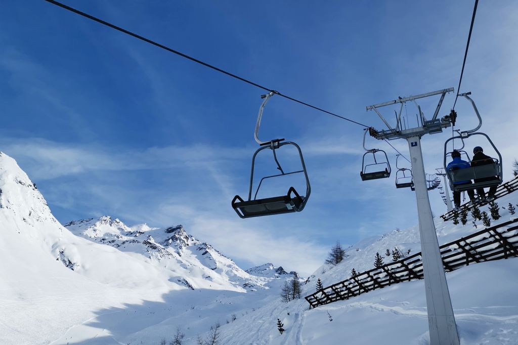 Alte Velilleckbahn - Ischgl im Paznauntal - Die Streckenlänge der alten Velilleckbahn in Ischgl betrug 595 Meter. - © Archiv TVB Paznaun-Ischgl