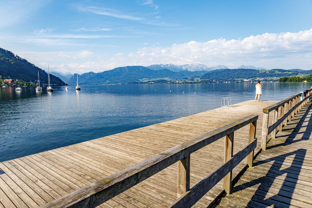 Badeplätze am Traunsee - Natürlich gibt es einige idyllische Badeplätze am Traunsee. - © alpintreff.de - Christian Schön Badeplätze am Traunsee - Natürlich gibt es einige idyllische Badeplätze am Traunsee. - © alpintreff.de - Christian Schön
