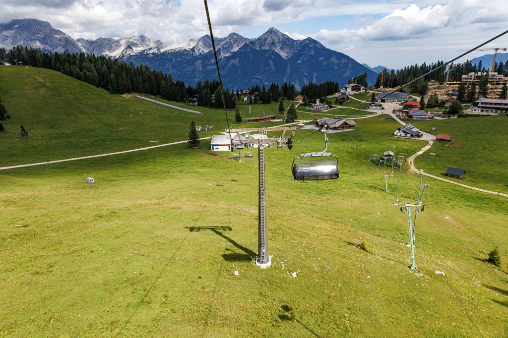 Fahrt mit dem Höss-Express - Tipp für den Aufenthalt oben: den Schafkogelsee umrunden. - © alpintreff.de - Christian Schön