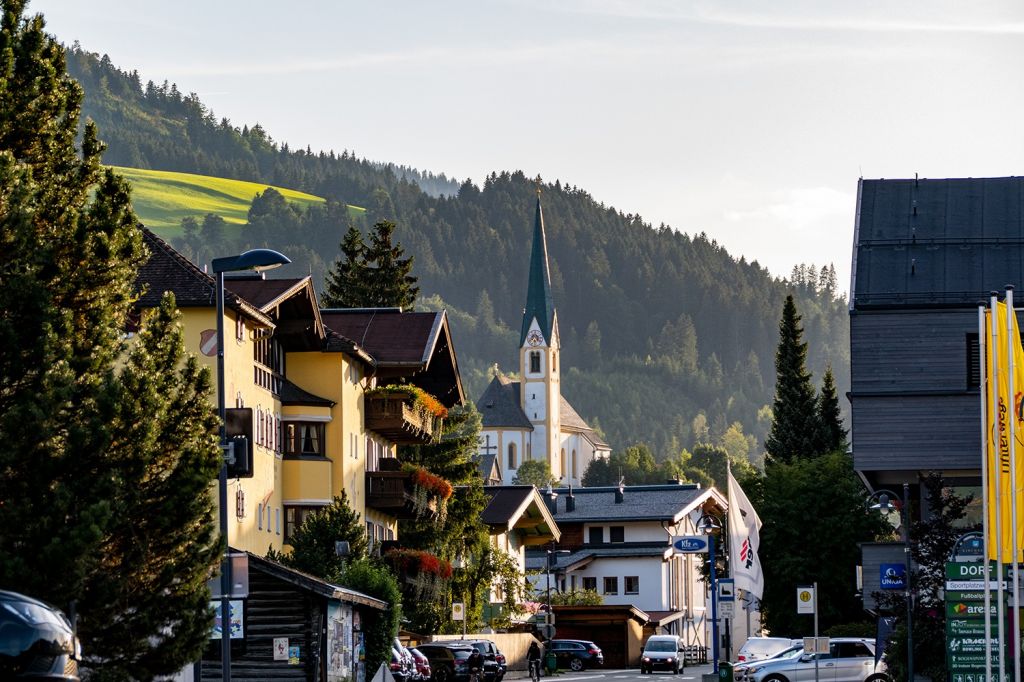 Kirchberg - Abendstimmung in Kirchberg.  - © alpintreff.de - Christian Schön