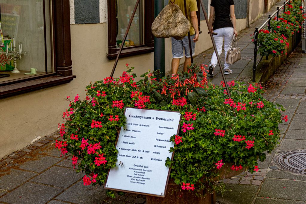 Wetterstein Glücksgasse Bad Ischl - Der Wetterstein in der Glücksgasse hat immer Recht. - © alpintreff.de - Christian Schön