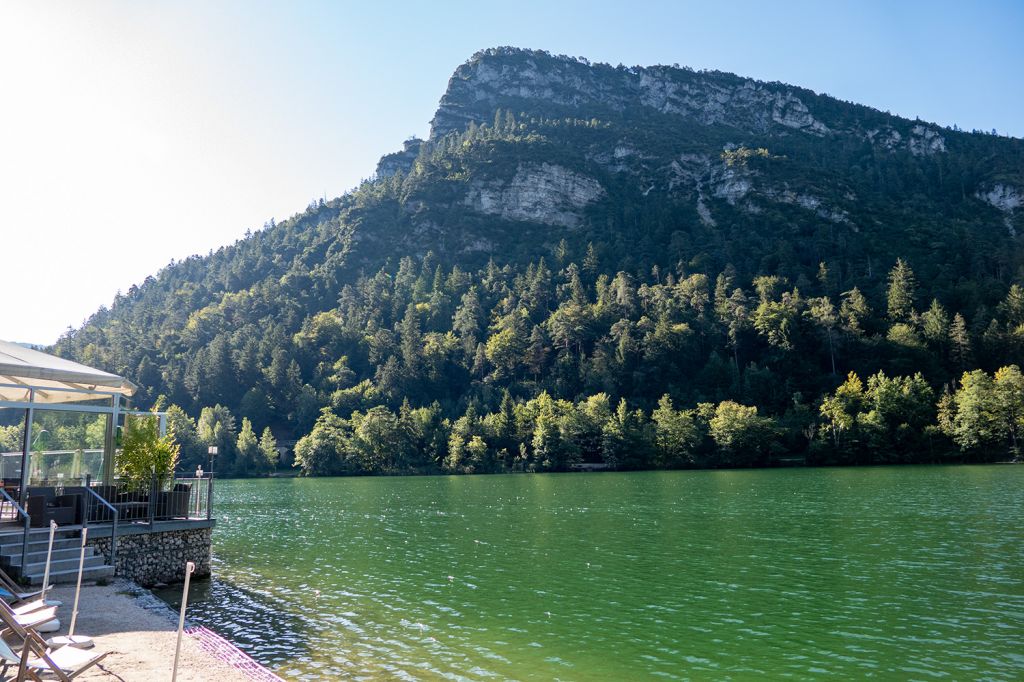 Der Thumsee in Bad Reichenhall - Ausblick vom Seewirt am Thumsee.  - © alpintreff.de - Christian Schön