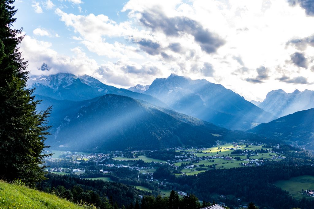 Berchtesgaden - Ausblick  vom Obersalzberg. - © alpintreff.de - Christian Schön