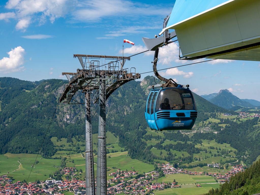 Hornbahn Bad Hindelang - Lässt Bikerherzen höherschlagen: Die Hornbahn in Bad Hindelang und der mit der Bahn verbundene Bikepark - © alpintreff.de / christian Schön