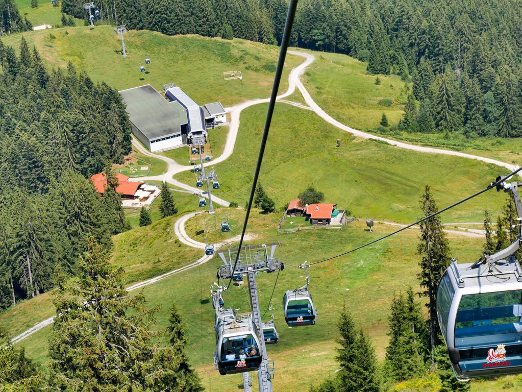 Brandstadl 8er EUB - Blick von oben auf die Mittelstation - © alpintreff.de / christian Schön Brandstadl 8er EUB - Blick von oben auf die Mittelstation - © alpintreff.de / christian Schön