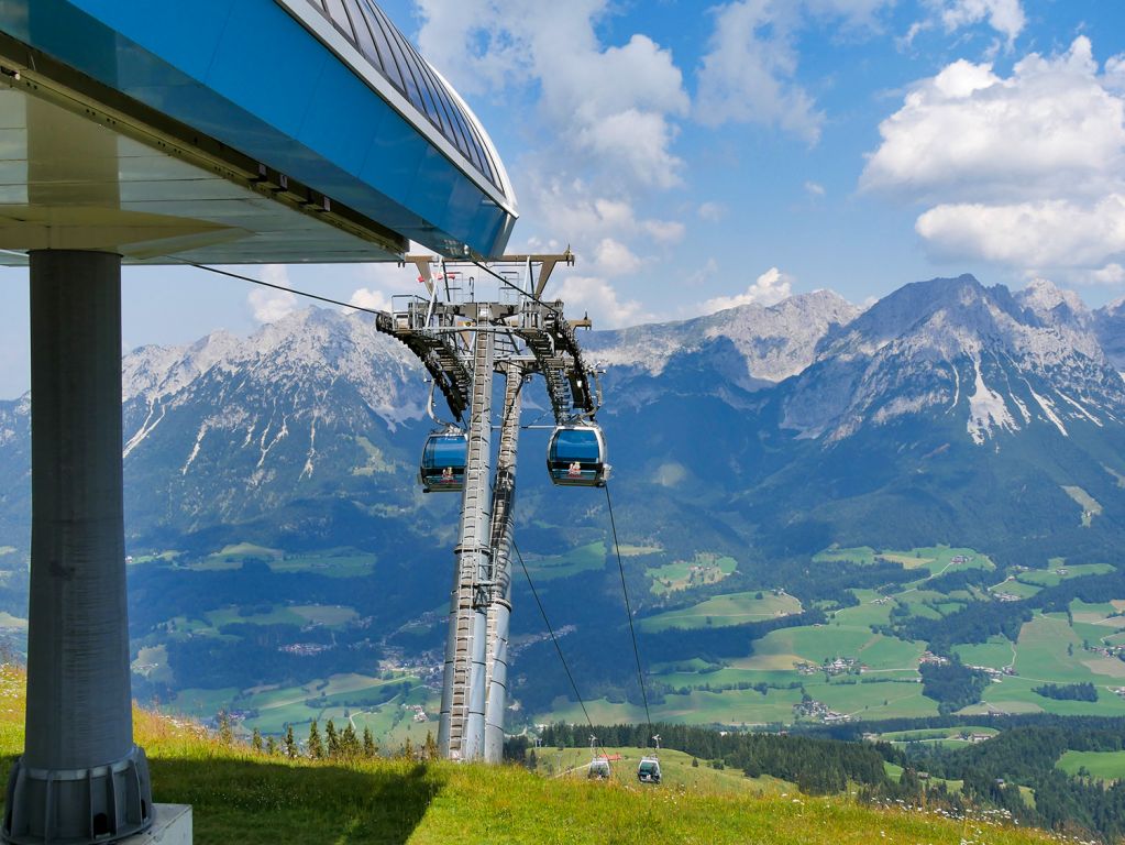 Ausblick Bergstation Brandstadl - Ausblick von der Bergstation Brandstadl - © alpintreff.de / christian schön