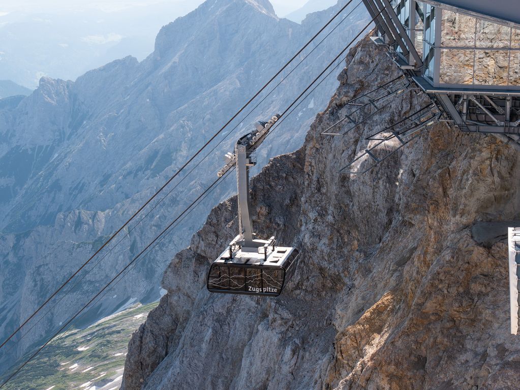 Eibsee-Seilbahn - Blick auf die Eibsee-Seilbahn - © alpintreff.de / christian schön