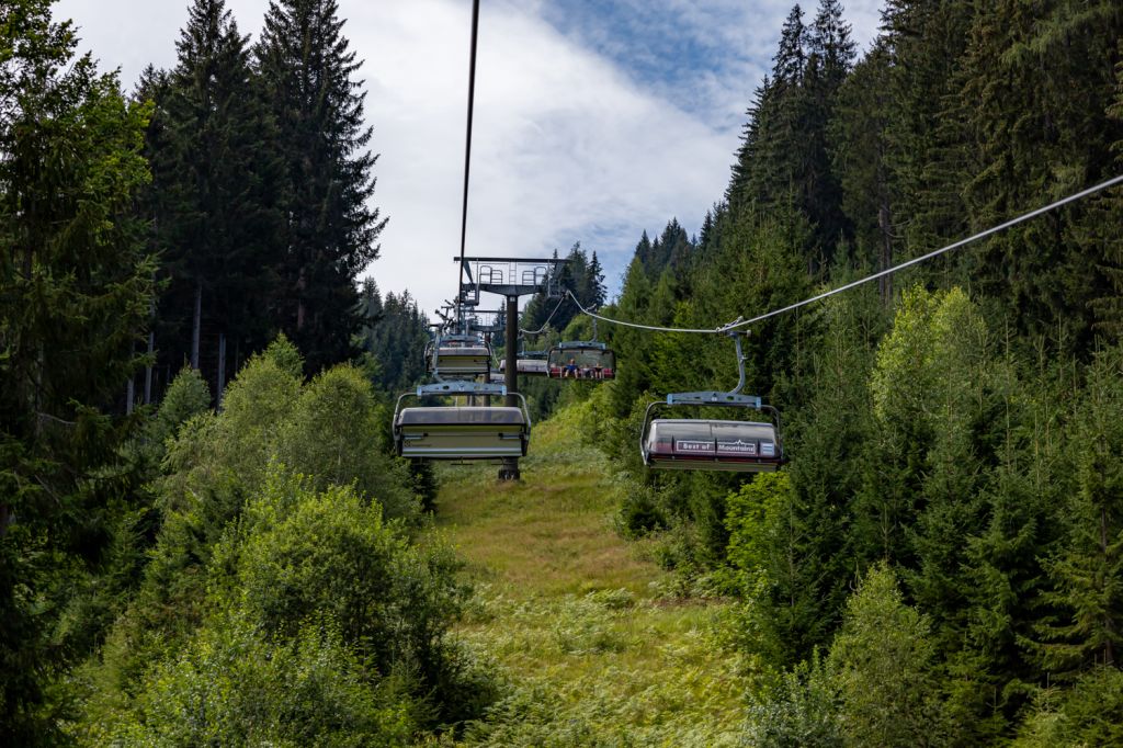 Star Jet 1 - Flachau - Bergbahn-Bilder - Die Fahrzeit beträgt ungefähr fünf Minuten. - © alpintreff.de - Christian Schön