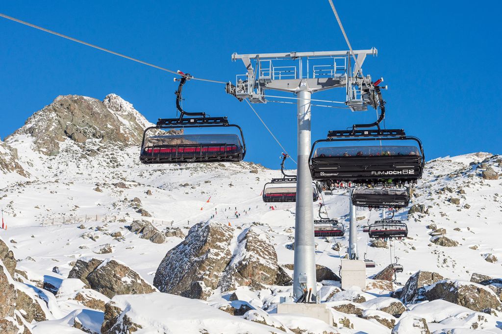 Flimjochbahn in Ischgl - Ausblicke. - © TVB Paznaun - Ischgl