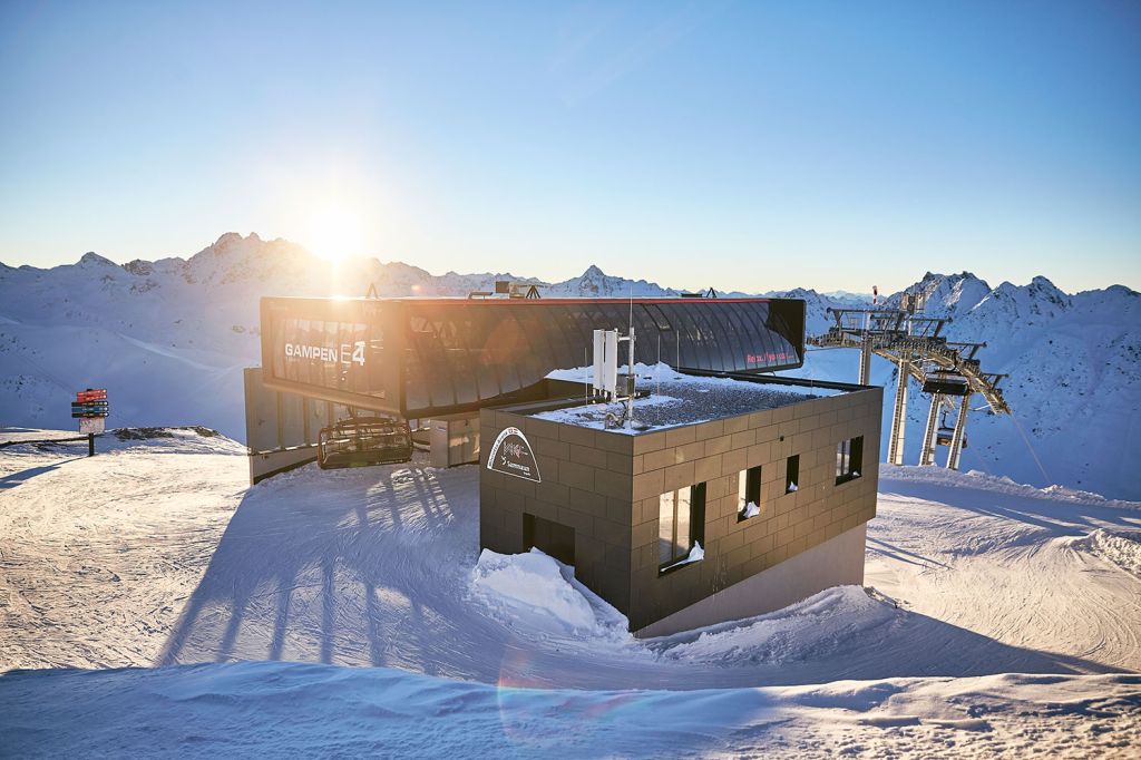 Gampenbahn in Ischgl - Aus dem Fimba führt die neue Gampenbahn hinauf auf den Palinkopf, wo von der Idalp aus auch die Palinkopfbahn ankommt. - © TVB Paznaun - Ischgl