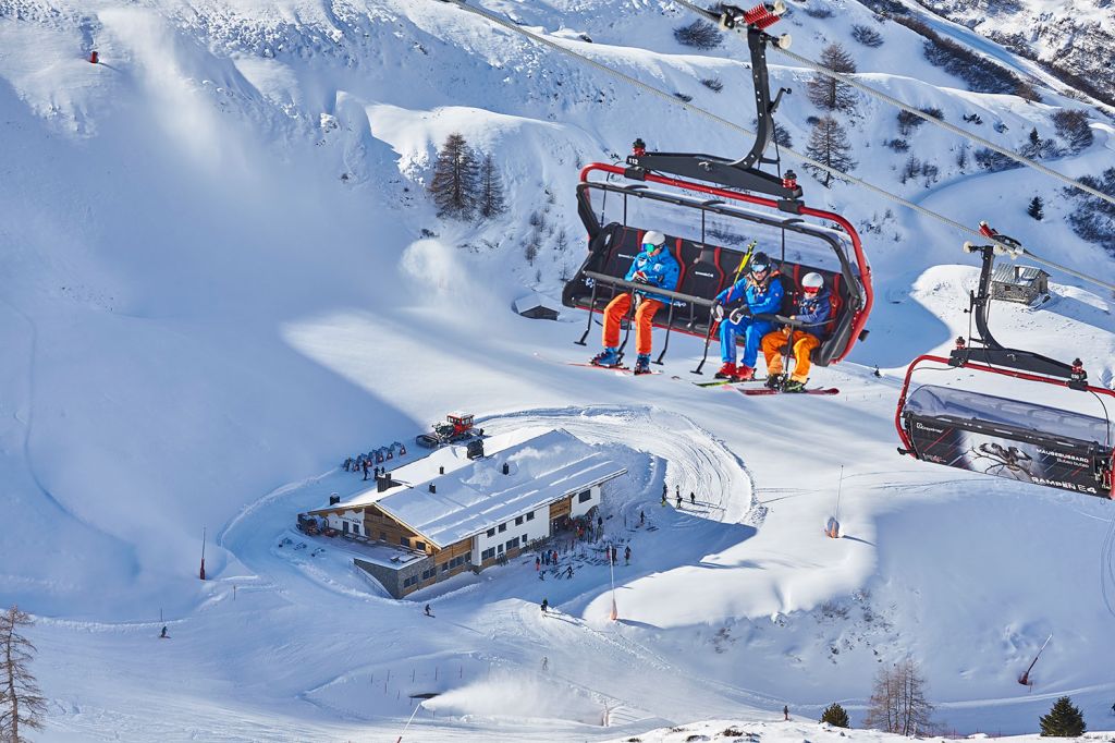 Gampenbahn in Ischgl - Auf der Strecke mit Blick auf die Gampenalpe. - © TVB Paznaun - Ischgl