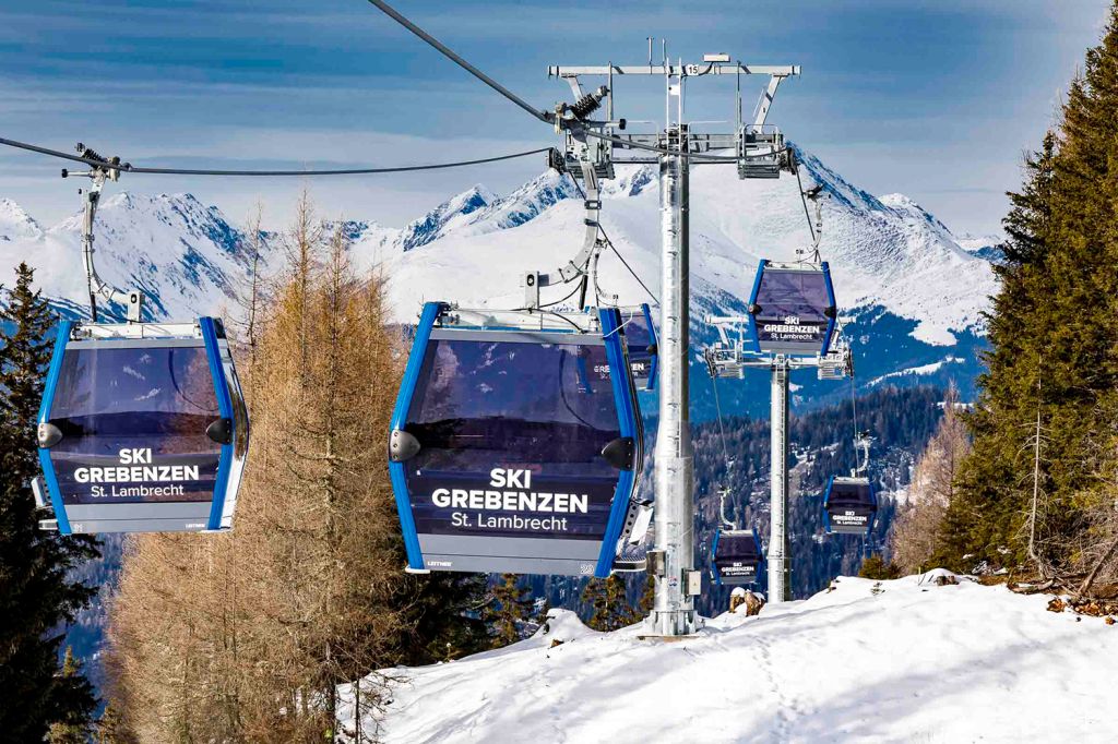 Gondelbahn Greben10 - Die Altanlagen bleiben aber - zumindest derzeit - weiterhin bestehen und die Gondelbahn ergänzt das Angebot. - © Mediahome Werbeagentur