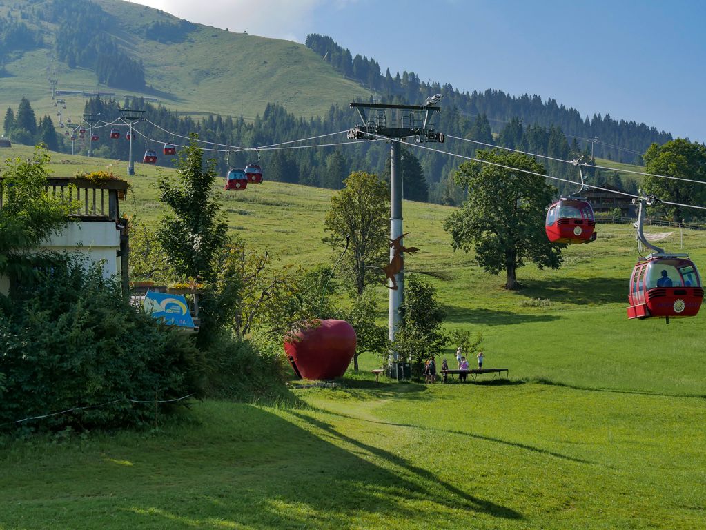 Trasse gondelbahn Hohe Salve - Die Trasse führt im Wesentlichen über die Pisten des Skigebiets. - © alpintreff.de / christian schön Trasse gondelbahn Hohe Salve - Die Trasse führt im Wesentlichen über die Pisten des Skigebiets. - © alpintreff.de / christian schön