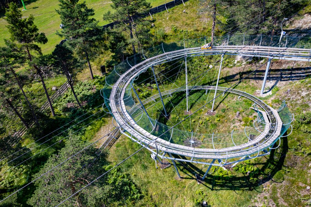 Alpine Coaster - Imst - Tirol - Bilder - Damit ist der Alpine Coaster in Imst derzeit die längste Anlage der Welt.  - © alpintreff.de - Christian Schön