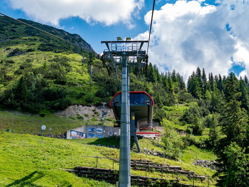 Iselerbahn Oberjoch - Kurz vor der Bergstation der Iselerbahn - © alpintreff.de / christian schön