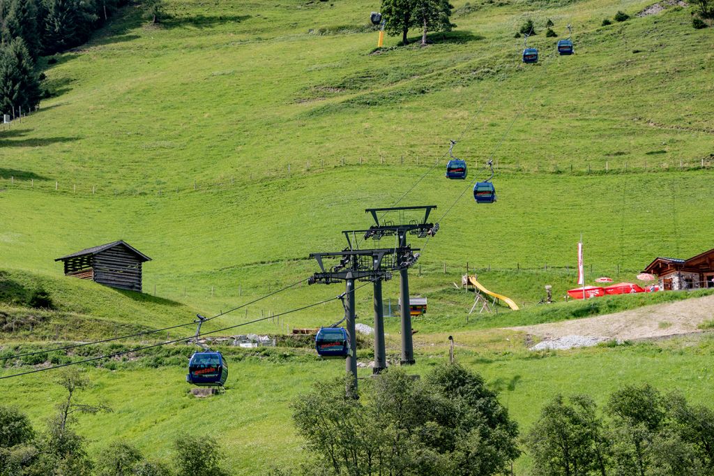 Kaserebenbahn im Angertal - Die Bahn stammt aus dem Jahr 1999. - © alpintreff.de / christian Schön Kaserebenbahn im Angertal - Die Bahn stammt aus dem Jahr 1999. - © alpintreff.de / christian Schön