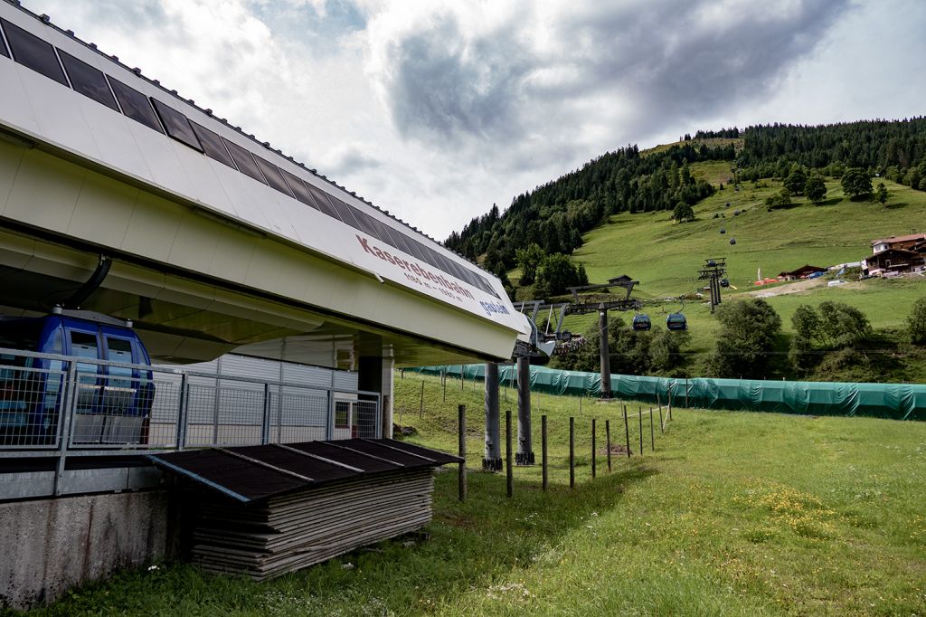 Kaserebenbahn im Angertal - Im Sommer ist die Kaserebenbahn ausschließlich an Wanderschaukeltagen geöffnet. - © alpintreff.de / christian Schön