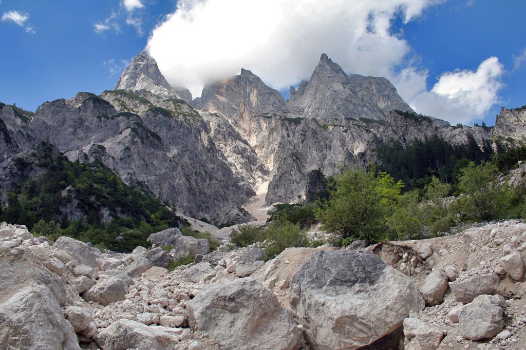 Nationalpark Berchtesgaden - Bergmassive gibt es genügend im Nationalpark Berchtesgaden. Hier die Mühlsturzhörner. - © Nationalpark Berchtesgaden