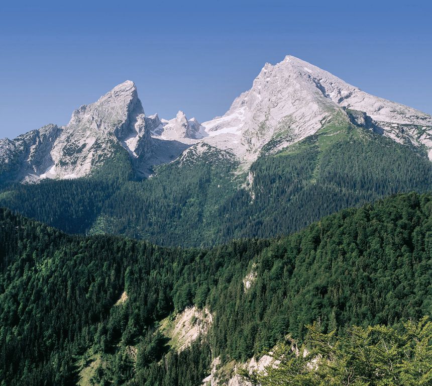 Nationalpark Berchtesgaden - Am bekanntesten ist vermutlich der Watzmann. - © Nationalpark Berchtesgaden