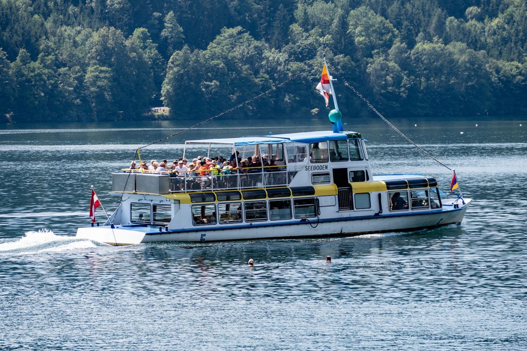 Millstätter See - Auf dem Millstätter See verkehren zwei Ausflugsboote. - © alpintreff.de / christian Schön