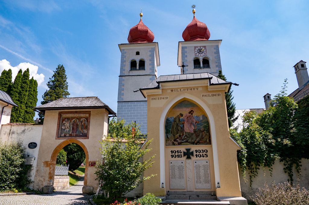 Millstätter See - Die Stiftsbasilika ist echt sehenswert. - © alpintreff.de / christian Schön Millstätter See - Die Stiftsbasilika ist echt sehenswert. - © alpintreff.de / christian Schön