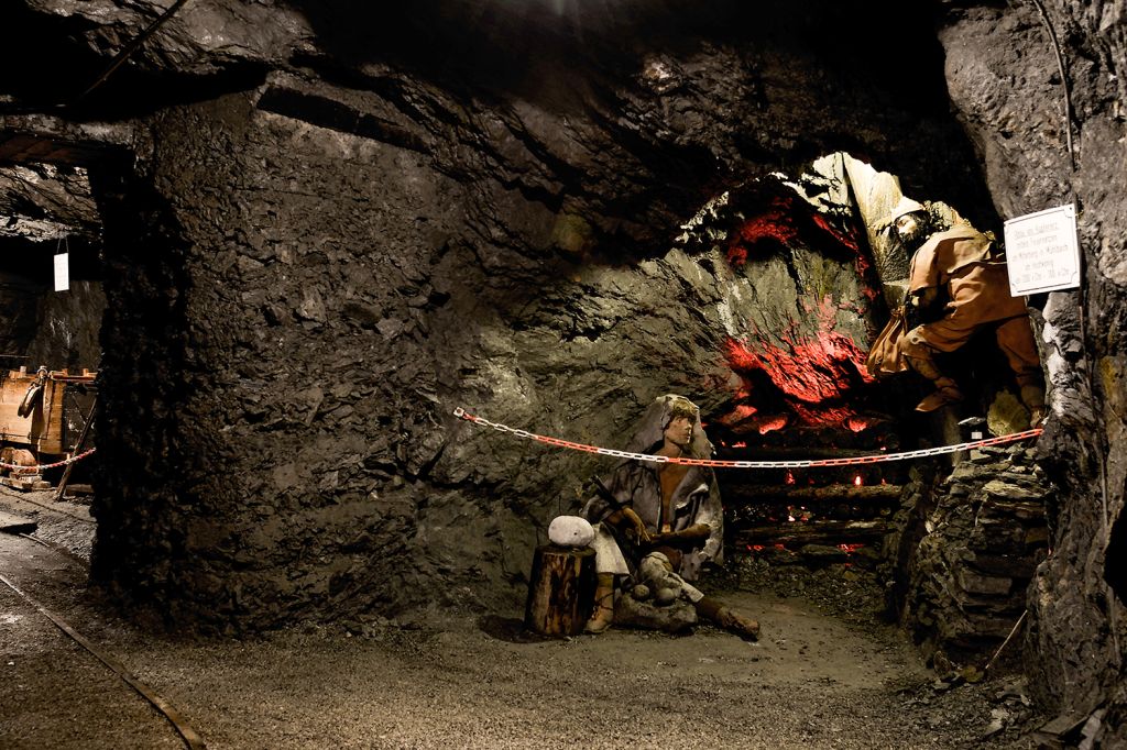 Schaustollen Mühlbach - Weiter geht es im Schaustollen des Museums. - © Hochkönig Tourismus GmbH Schaustollen Mühlbach - Weiter geht es im Schaustollen des Museums. - © Hochkönig Tourismus GmbH