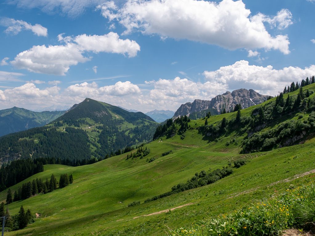 Ausblick vom Neunerköpfle - Ausblick vom Neunerköpfle etwa in Richtung Osten. - © alpintreff.de / christian schön Ausblick vom Neunerköpfle - Ausblick vom Neunerköpfle etwa in Richtung Osten. - © alpintreff.de / christian schön