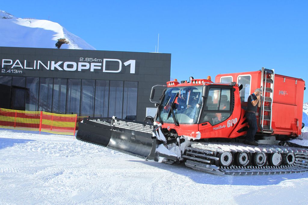 Palinkopfbahn in Ischgl - Schweres Gerät. - © TVB Paznaun - Ischgl