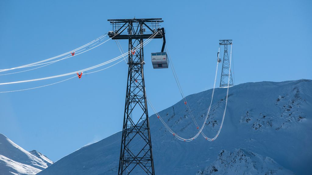 Piz Val Gronda Bahn - Piz Val Grond Bahn in Ischgl - zwei Stützen werden lediglich gebraucht. - © Bild: TVB Paznaun - Ischgl