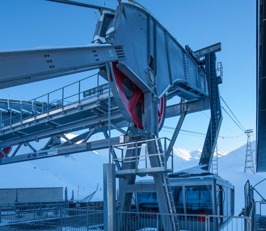 Piz Val Gronda Bahn - Piz Val Grond Bahn in Ischgl - Talstation - © Bild: TVB Paznaun - Ischgl