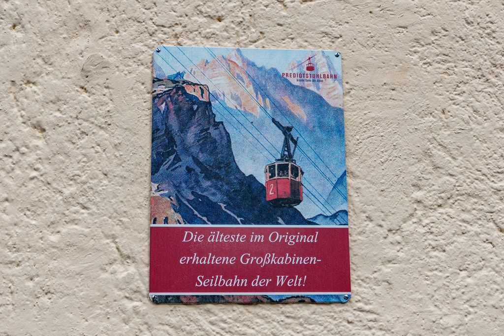 Predigtstuhlbahn Bad Reichenhall - Auf das Alter darf man in der Tat stolz sein. - © alpintreff.de / christian Schön Predigtstuhlbahn Bad Reichenhall - Auf das Alter darf man in der Tat stolz sein. - © alpintreff.de / christian Schön