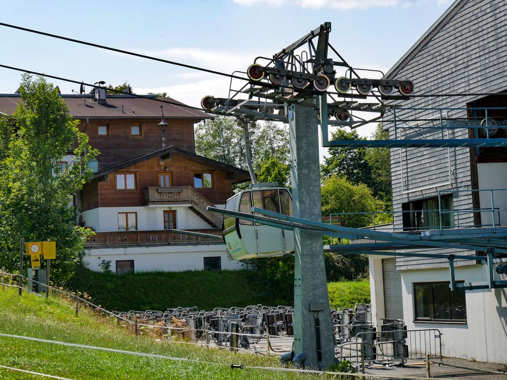 Ausfahrt Talstation Fleckalmbahn - Ausfahrt aus der Talstation der Fleckalmbahn - © alpintreff.de / christian schön