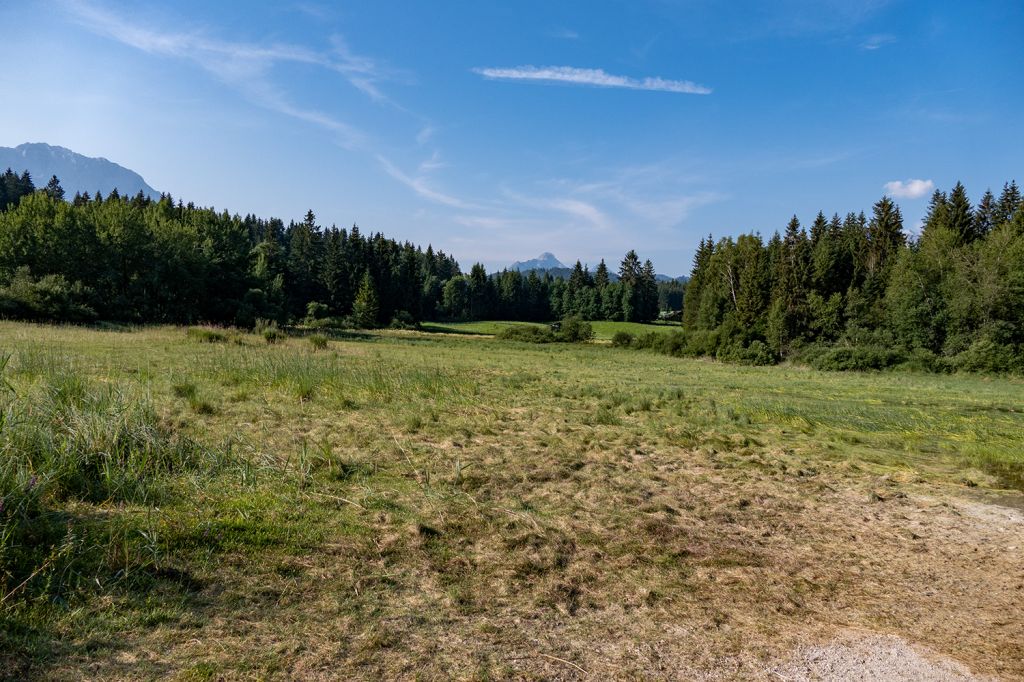 Tennsee bei Krün - Beim Tennsee handelt es sich nämlich um ein periodisches Gewässer, das gelegentlich sogar gänzlich austrocknen kann. - © alpintreff.de / christian Schön