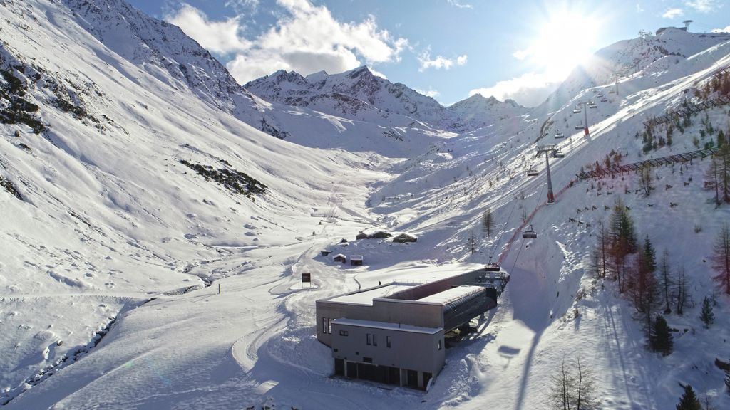 Die neue Velilleckbahn in Ischgl - Die Talstation liegt abseits der Hauptrouten. - © TVB Paznaun - Ischgl