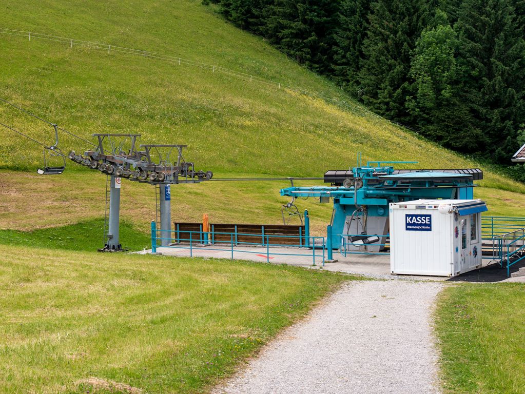 Talstation Wannenjochbahn - Ein paar Tage vorher hatten wir noch ein Foto von der Talstation aufgenommen. - © alpintreff.de / christian schön